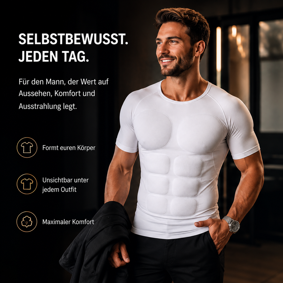 WOHLIVA FormFit - Das Shirt, das deine Figur sofort athletischer wirken lässt.