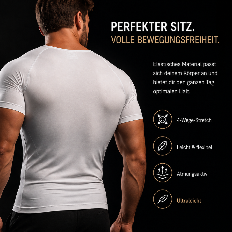 WOHLIVA FormFit - Das Shirt, das deine Figur sofort athletischer wirken lässt.